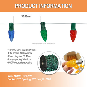 Không thấm nước C9 giáng sinh <span class=keywords><strong>LED</strong></span> bóng chuỗi ánh sáng đèn giáng sinh <span class=keywords><strong>LED</strong></span> Filament C9 cho kỳ nghỉ trang trí - Product Image 6