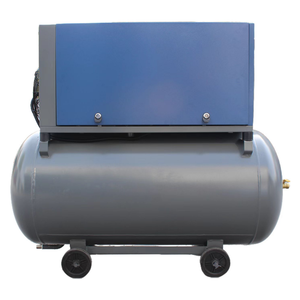 <span class=keywords><strong>Compresseur</strong></span> d'air fixe sans huile à vis, refroidi par air, 15KW 20HP 4-en-1, avec réservoir de 500L, vente en gros - Product Image 6