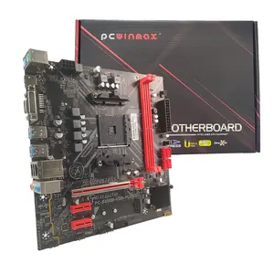 PCWINMAX Gaming B450 Micro ATX Motherboard soket AM4 Dual Channel GDDR4 B450 asli Chipset PC Mainboard