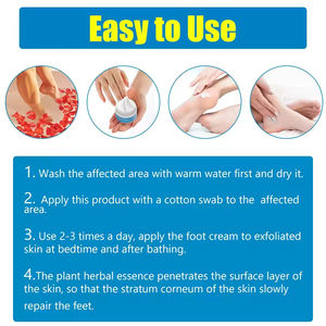 Crème réparatrice nourrissante à la vitamine E à base de plantes, 30 g, pour les peaux sèches, les pieds et les talons fissurés, vente chaude - Product Image 4