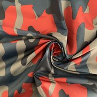 Tissu imprimé camouflage en taffetas 100% polyester, léger, imperméable, pour vêtements de filles, doublure de vestes