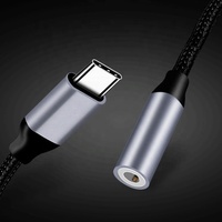 Brandneuer Hochkompatibler DAC Geflochtener USB Typ-C zu 3,5mm Audio-Adapter mit OTP-Schutz für Mobiltelefone (Pixel Google)