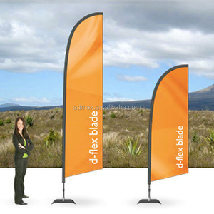 Bandera Publicitaria Exterior <span class=keywords><strong>ADMAX</strong></span>, Bandera de Lágrima Personalizada con Impresión Publicitaria, Bandera de Playa Tipo Bali, Poliéster, Aluminio, Cruz - Product Image 2
