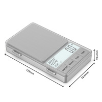Nouvelle mini balance de bijoux de poche balance de précision balance de mesure de poids en grammes alimentée par batterie
