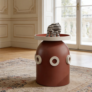 Table basse de style nordique, design unique en forme d'œil, petite table d'appoint <span class=keywords><strong>pour</strong></span> appartement, chambre d'étudiant, décoration de salon, meubles - Product Image 5