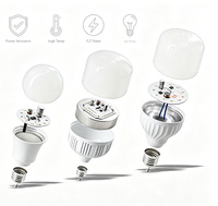 Fourniture directe usine : Pièces SKD pour ampoules LED T-Bulb, cartes de source lumineuse et accessoires d'ampoules pour l'exportation