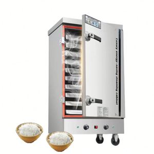 Stainless Steel Rice Steaming Dumpling Rice Roll Steamer Machine Cooker for Industrial <b>Kitchen</b> Equipment CY-820B, XIFA-003 High - Product Image 2