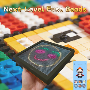 Flexible Led Matrix Panel AI Smart LED <b>Fuse</b> <b>Beads</b> 52*52 78*78 104*104 Screen Display Bluetooth Control Connection for Enterain - Product Image 2