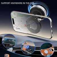 Étui en cuir avec support magnétique rotatif pour iPhone 17 Pro Max 16 Plus 15 14 13 12 Pro, coque de protection plaquée avec protection d'objectif