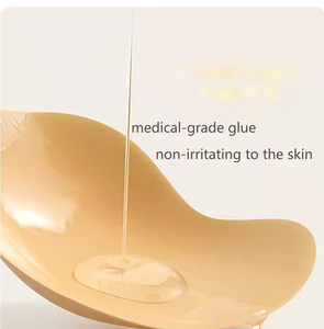 <strong>Nipple</strong> Cover Invisible Mango <strong>Shape</strong> Push up Self Adhesive Strapless Backless Sticky Shaped Sustainable Silicone Bra - Product Image 3