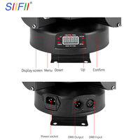 Nouvelle lampe à tête mobile à six bras de 150 W pour Halloween, effet 4 yeux d'abeille et télécommande pour DJ professionnel sur scène