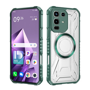 Funda Magnética Antigolpes de Doble Capa para Infinix Note50Pro 4G HOT50Pro, con Diseño de CD y Esquinas Reforzadas - Product Image 3