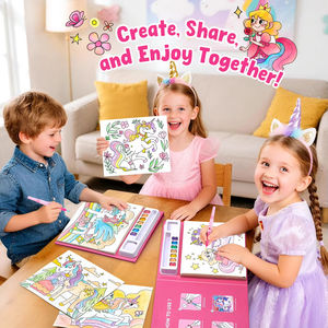 Bloc de Dibujo Joycat, Libro de Colorear con Acuarelas, Bloc de Dibujo con Pintura Gouache, Papel para Garabatear, Libro de Dibujo para Niños - Product Image 3
