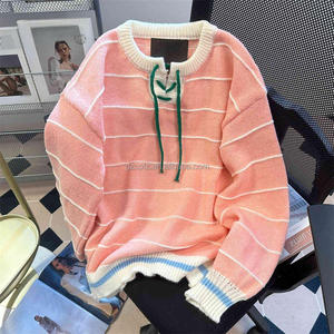 Cappotto Cardigan da <span class=keywords><strong>donna</strong></span> in maglia autunnale e invernale, artigianato Jacquard, Logo speciale, <span class=keywords><strong>maglione</strong></span> alla moda <span class=keywords><strong>con</strong></span> <span class=keywords><strong>trecce</strong></span> Multi-tasca - Product Image 5