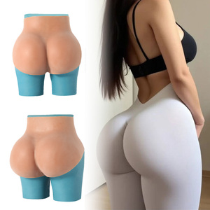 Hohe Taille <span class=keywords><strong>XXL</strong></span> Plus Size Shaper Damen Silikon Shorts Shape wear Bbl Big Buttocks Silikon Panty Butts Lifter - Product Image 1