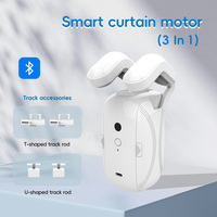 Nouveau Robot de Rideaux Intelligent Tuya avec Automatisation WIFI Sans Fil, Moteur pour Rails en T et U, Contrôle Vocal Alexa
