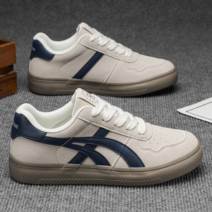 Fashion <b>Sneakers</b> High quality Men's Sports flat Shoes Casual Shoes Canvas Shoes Trendy Skateboarding Shoes <b>Leather</b> shoes - Product Image 4