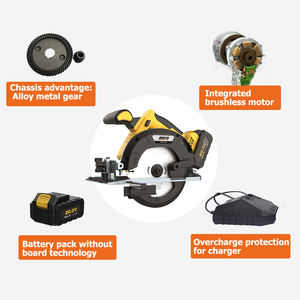 Sierra Circular de Inglete Inalámbrica para Cortes Profundos, Sierra Circular Eléctrica para Trabajos en Madera, Máquina Cortadora de Madera - Product Image 2