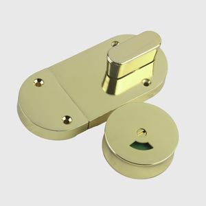 Serrures de cloison de toilettes en acier inoxydable, loquets de porte de toilettes publiques avec indicateur d'occupation, accessoires de quincaillerie - Product Image 4