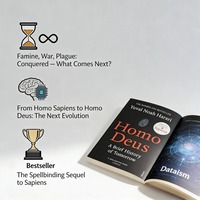 Homo Deus : Une brève histoire de demain par Yuval Noah Harari. Philosophie futuriste intemporelle classique