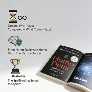 Homo <span class=keywords><strong>Deus</strong></span>: una breve storia del domani di Yuval Noah Harari. Filosofia futuristica senza tempo, classica - Product Image 2
