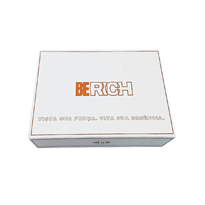 Eco Friendly Handmade White Rigid Gift <b>Box</b> with Magnetic Closure and Delicate Design for Elegant Packaging - Product Image 2