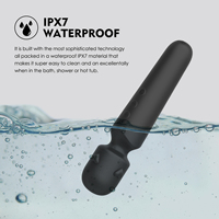 Massagestab für Frauen Wasserdicht Weiches Silikon Multi-Frequenz-Vibration USB Aufladbar Handgehaltener Persönlicher Massagestab Sexspielzeug