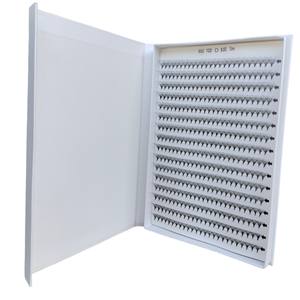 Extensiones de Pestañas Camelia 12D XL, Hechas a Mano con Pelo Sintético Natural, de Alta Calidad, Súper Suaves, para Uso en Salones de Belleza - Product Image 1