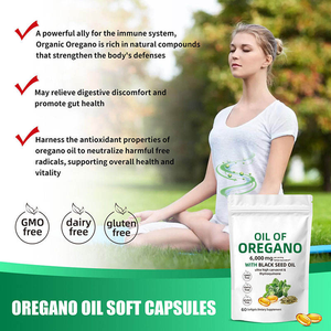 Aceite de Orégano al por Mayor en Cápsulas Blandas, Extracto Vegetal Antioxidante, Suplemento de Aceite de Orégano, Productos Energéticos - Product Image 5