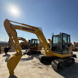 Pelleteuse sur chenilles Komatsu PC56 d'occasion de haute qualité à vendre, avec d'excellents composants de moteur et de pompe - Product Image 2