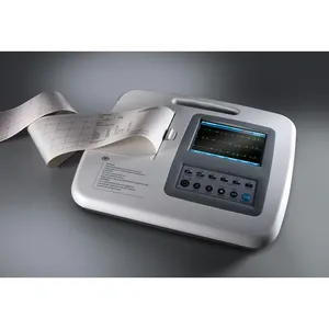Vente chaude Machine de pression artérielle Ecg enregistreur dispositif numérique Portable ECG/EKG Machine 12 fils 6 canaux ECG Machine prix