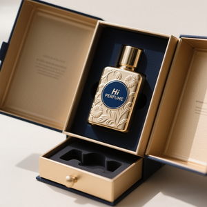 In kỹ thuật số tùy chỉnh vàng dập nóng logo đôi cửa Nước Hoa Quà tặng từ hộp sang trọng - Product Image 3