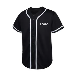 Oem Sublimation Street-Chic Baseball Uniform T-Shirt Großhandel einfach leer benutzer definierte Baseball-Trikot