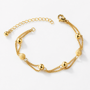 Bracelet Vefiery en Zircon pour Femme, Chaîne en Acier Inoxydable Doré avec Breloque, Pierre Colorée Réglable, Cadeau avec Logo Personnalisé - Product Image 1
