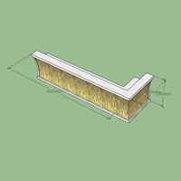 Comptoir de bar design blanc taille standard comptoir de bar pour le café-restaurant