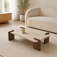 Table basse rectangulaire de style scandinave, nouvelle collection, pour appartement, salon, table à thé et à café