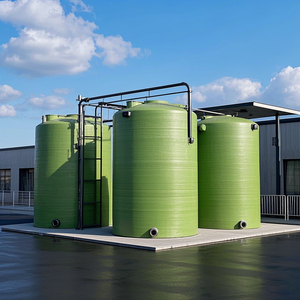 Réservoir de mélange d'alimentation en fibre de verre durable 220V Stockage efficace des produits chimiques FRP GRP Nutrition animale Machines de traitement de l'eau - Product Image 4