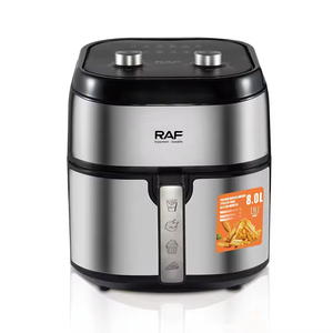Friteuse à air 1800W 8,0L format familial, cuisson sans huile avec double commande par bouton et rotation à 360° °   Technologie de circulation d'air chaud - Product Image 1