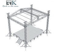 Truss de mesa de DJ/Truss de triángulo circular/Truss de acero estante de iluminación de rendimiento al aire libre