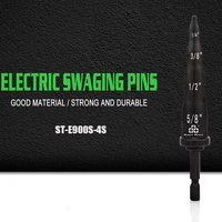 Pins de sertissage électriques ST-E900S-4S, outils d'expansion de tubes en cuivre pour le sertissage et l'élargissement des tuyaux de cuivre de la climatisation et de la réfrigération