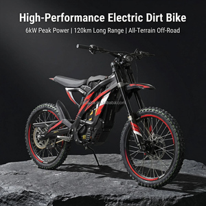 Fast Speed High Performance Motocross <b>72V</b> 35Ah Full Suspension Mountain E-Dirt Bike for Adults - Product Image 3