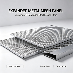 Panel de Revestimiento Metálico Personalizado con Patrón de Diamante para Fachadas de Edificios - Product Image 5