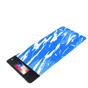Camo Mousepad Wireless Charging RGB Gaming Mouse Pad 15W LED Mouse Mat 800x300x4MM 10 Light Modes Extra Large Mousepad