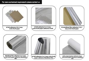 Papier kraft naturel renforcé avec feuille d'aluminium/MPET, toile renforcée utilisée sous la couverture de toiture, dans les poutres de grenier - Product Image 5