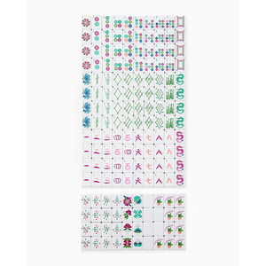 Custom Pink American Crystal Luxury <b>Mahjong</b> Tiles Durable Water Resistant Game Gift for Singapore Japan Malaysia - Product Image 4