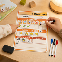 Tableau magnétique de suivi des bonnes habitudes et de récompenses pour enfants, favorisant l'autodiscipline et la propreté