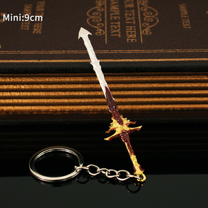 Baldurs Gate <span class=keywords><strong>3</strong></span> juego decoración modelo Merch juego periférico 9CM Katana Metal modelo llavero espada - Product Image 4