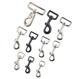 Zinc Alloy Carabiner Keychain Gun Shape Pet Clip Silver Hard Wearing Metal <b>Key</b> <b>Chains</b> - Product Image 5