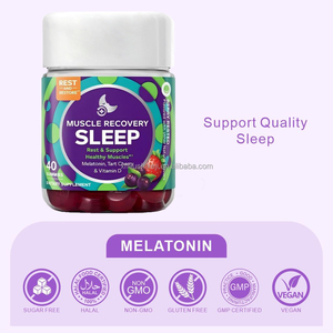 Gomitas Veganas Naturales <span class=keywords><strong>para</strong></span> Dormir, Recuperación Energética, Melatonina, Cereza Ácida, <span class=keywords><strong>Vitamina</strong></span> <span class=keywords><strong>D</strong></span>, Suplemento Dietético <span class=keywords><strong>para</strong></span> Adultos, Gran Venta - Product Image 5
