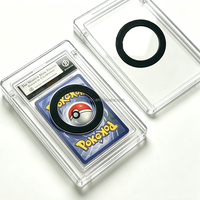 Cartes à collectionner Pokémon SYP, cartes de jeu sportives, présentoir en acrylique transparent pour cartes gradées PS-A BGS CGC, conception magnétique au dos